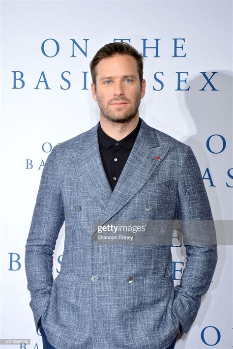 Actor Armie Hammer Attends The Screening Of The Film On The Basis Of
