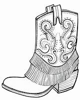 Coloring Boots Rain Getcolorings Boot sketch template