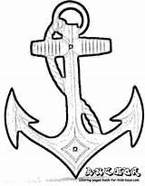 Anchor Coloring Pages Printable Getcolorings Getdrawings Popular sketch template