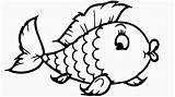 Fish Rainbow Coloring Drawing Pages Draw sketch template