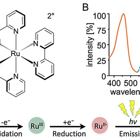 ru bpy 3]2 structure emission and reactivity a structure and