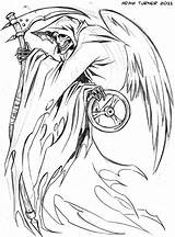 Reaper Grim Getdrawings Femal Coll sketch template