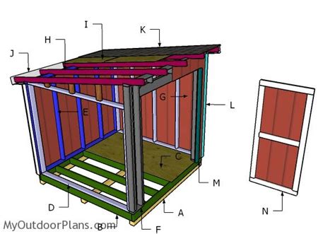shed roof plans myoutdoorplans  woodworking