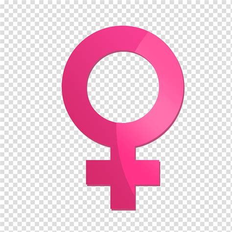 Female Pink Symbol Gender Symbol Female Gender Parity