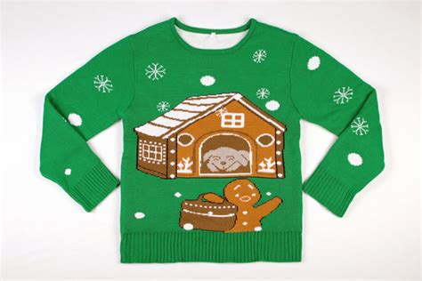 Ugly Christmas Sweater Gingerbread Home Invasion Funky Tails