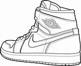 Jordan Coloring Pages Air Sketch sketch template