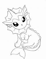 Pokemon Coloring Eevee Pages Cute Print Evolutions Water Evolution Vaporeon Printable Dragon Baby Getcolorings Mudkip Getdrawings Color Colorings sketch template