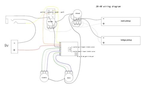 active bass guitar wiring diagram