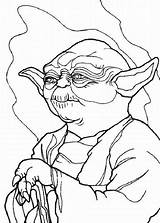 Yoda Binks sketch template
