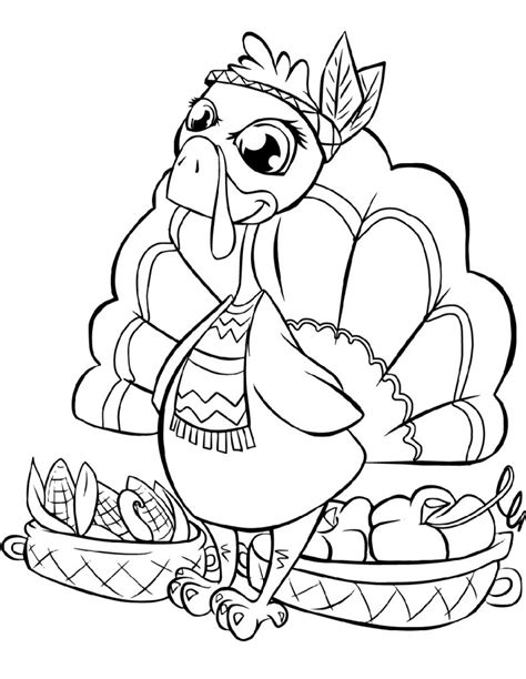 printable thanksgiving coloring pages coloring pages