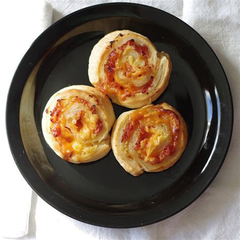 pineapple puff pastry pinwheels with cheese and ham recipe by rocquie