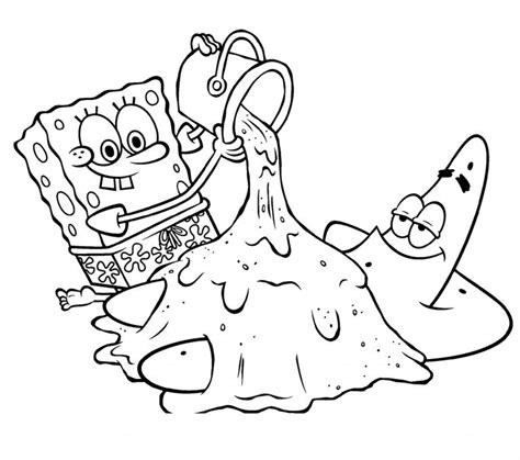 spongebob coloring pages characters  coloring