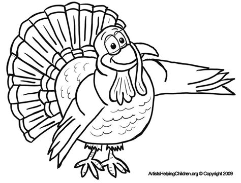 thanksgiving cartoon turkeys coloring pages printouts turkey