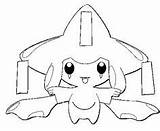 Pokemon Coloring Pages Jirachi Marill Colorings Getcolorings Getdrawings Drawings Julia Printable Color Drawing Sketch Charmander sketch template