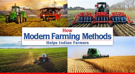 modern farming methods helps indian farmers