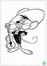 Speedy Gonzales Coloring Pages Drawing Looney Tunes Kai Goku Cartoon Drawings Gonzalez Characters Print Inking Colouring Dragon Ball Colorir Para sketch template