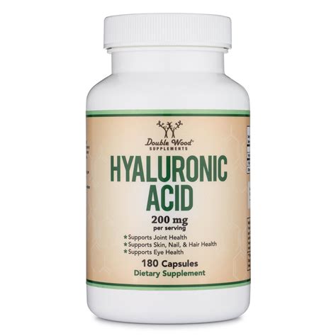 hyaluronic acid supplement  capsules enhances effects  hyaluronic acid serum  face