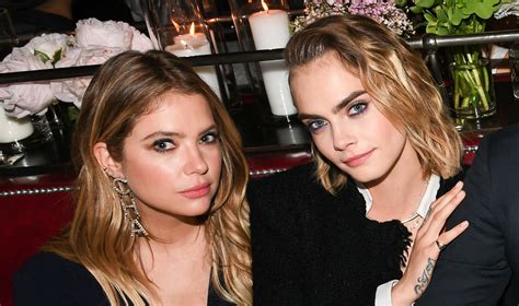 here s why cara delevingne and ashley benson actually bought that sex bench ashley benson cara