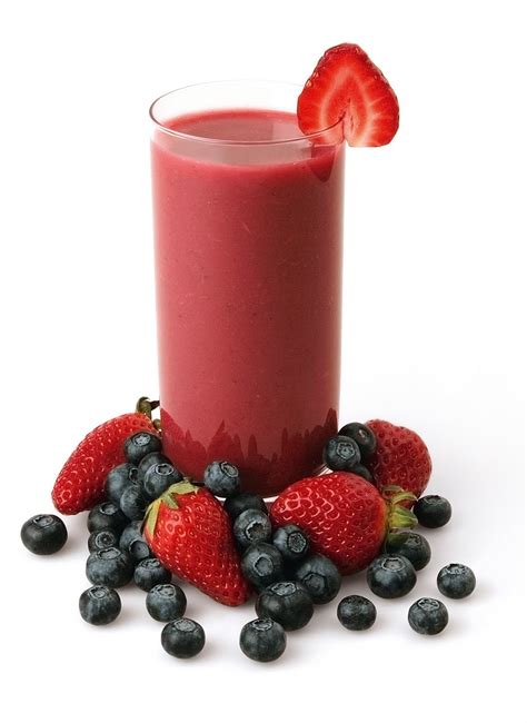 creamy fruit  berry smoothie health  wellness center
