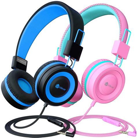 pack iclever kids headphones headphones  kids  safe volume limited dbdb