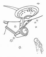 Trek Star Coloring Enterprise Starship Pages Sheets Movie Spock Characters Activity Colouring Startrek Go Saucer Flying Original Comming Directly Object sketch template