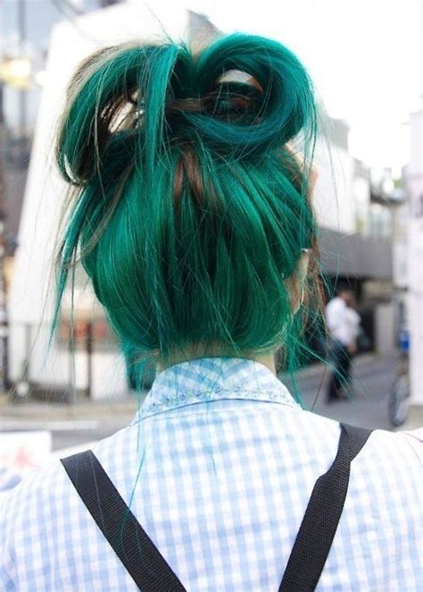 images  green hair  pinterest teal hair neon hair