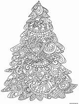 Sapin Adulte Noel Patterned Printable Imprimé sketch template