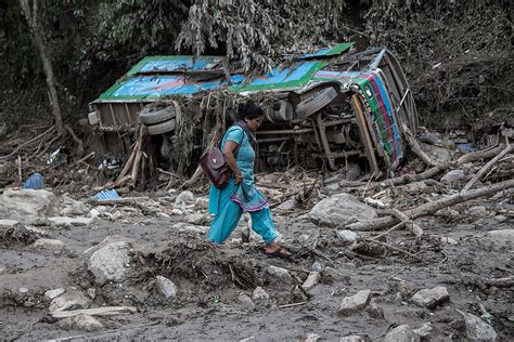 Death Toll From Landslides And Floods In Nepal And India Reaches 77