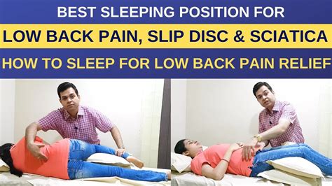 How To Sleep With Back Pain Best Sleeping Position For