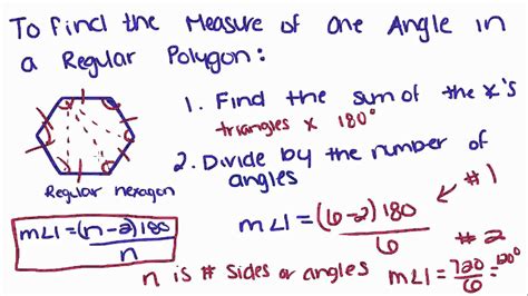 introduction  geometry  angle measures  regular polygons youtube