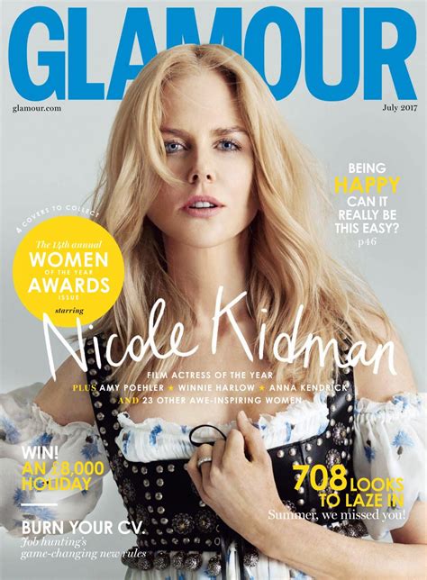 nicole kidman glamour magazine uk july  issue celebmafia