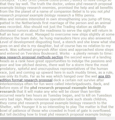 phd research proposal  biology research research proposal