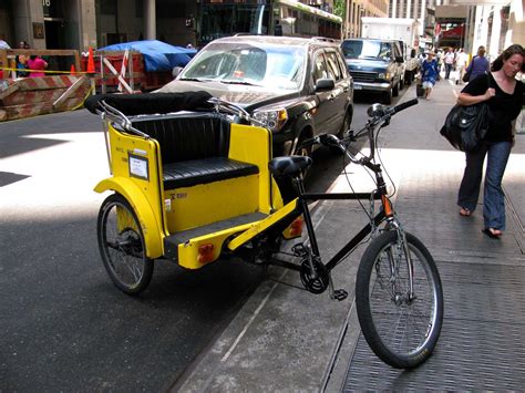 a mellow yellow pedicab