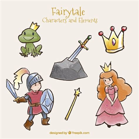 premium vector sketches cute characters  tales