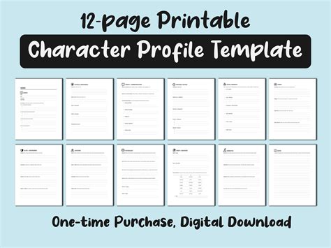 character template sheet