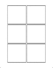 printable square label template