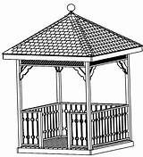 Gazebo Plans Designs Easy Diy Building Step Woodworking Hexagon 10ft Wood Deck Coloring Mega Template Craft Pack Plan Different Pattern sketch template
