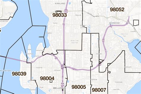 Seattle Zip Code Map Taken From The Most Popular 9