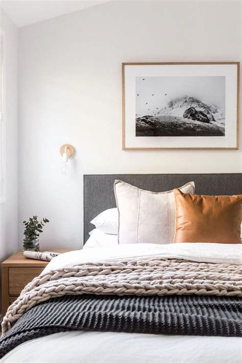 bedroom  grey upholstered headboard elegant perfect bedroom grey