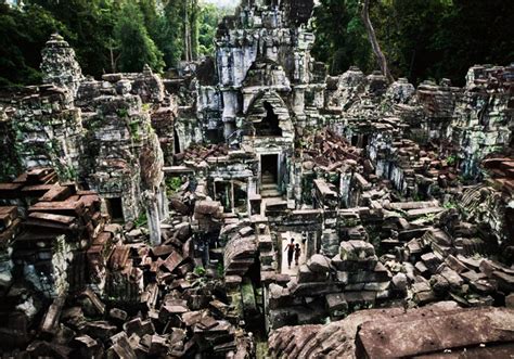 ruine  hoofdstad cambodja cambodja