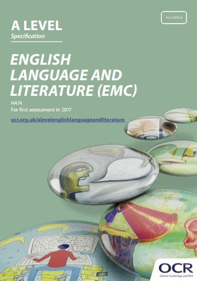 ocr english language literature emc  level  specification