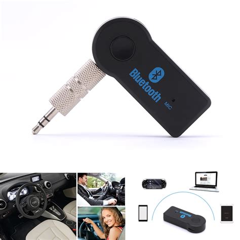 mm jack bluetooth aux audio  receiver car kit wireless speaker headphone adapter hands