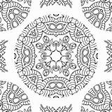 Coloring Mandala Patterns Zen Book sketch template