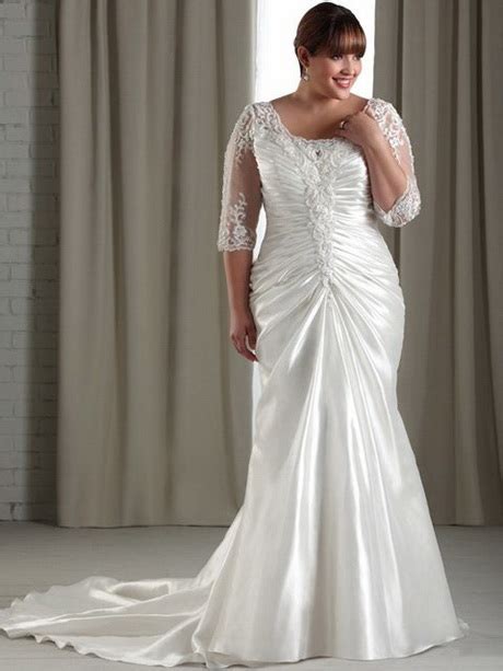 wedding dresses for obese brides