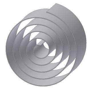 autodesk inventor spirala jako konstrukcja blachowa
