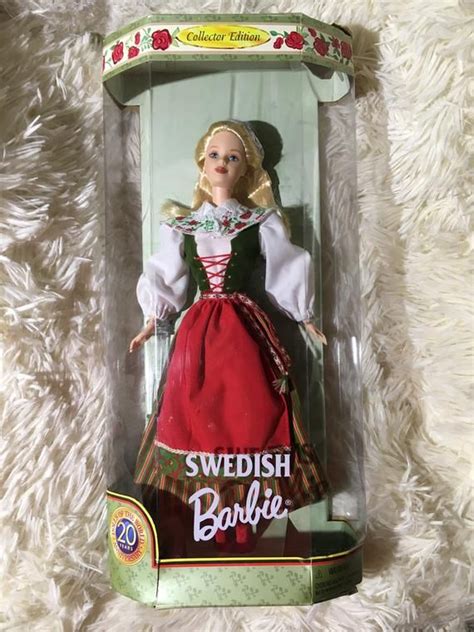1999 swedish barbie dolls of the world 20th anniversary etsy