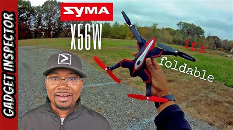 syma xw foldable drone wifi fpv altitude hold review  flight test youtube