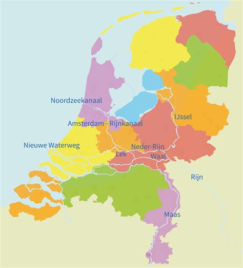topografie nederland kaart kaart