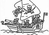Caribbean Pirates Lego Coloring Pages Coloring4free Printable Category sketch template