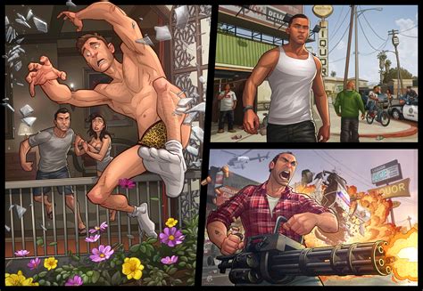 Gta V Characters Grand Theft Auto Fan Art 36236608 Fanpop